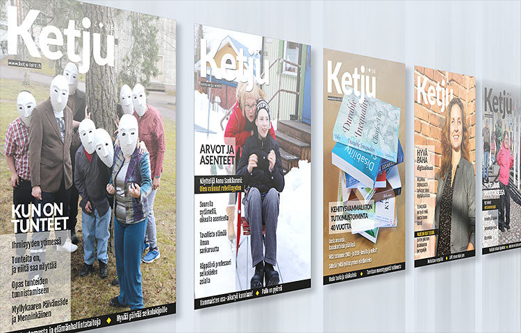 Ketju-lehtiä.