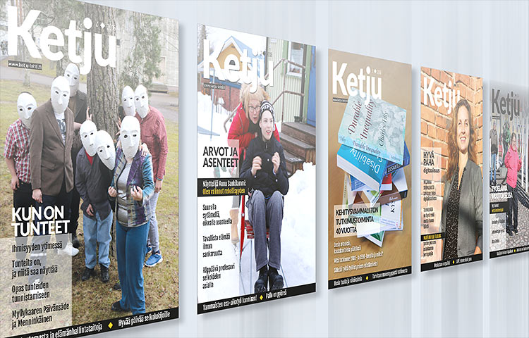 Ketju-lehtiä.